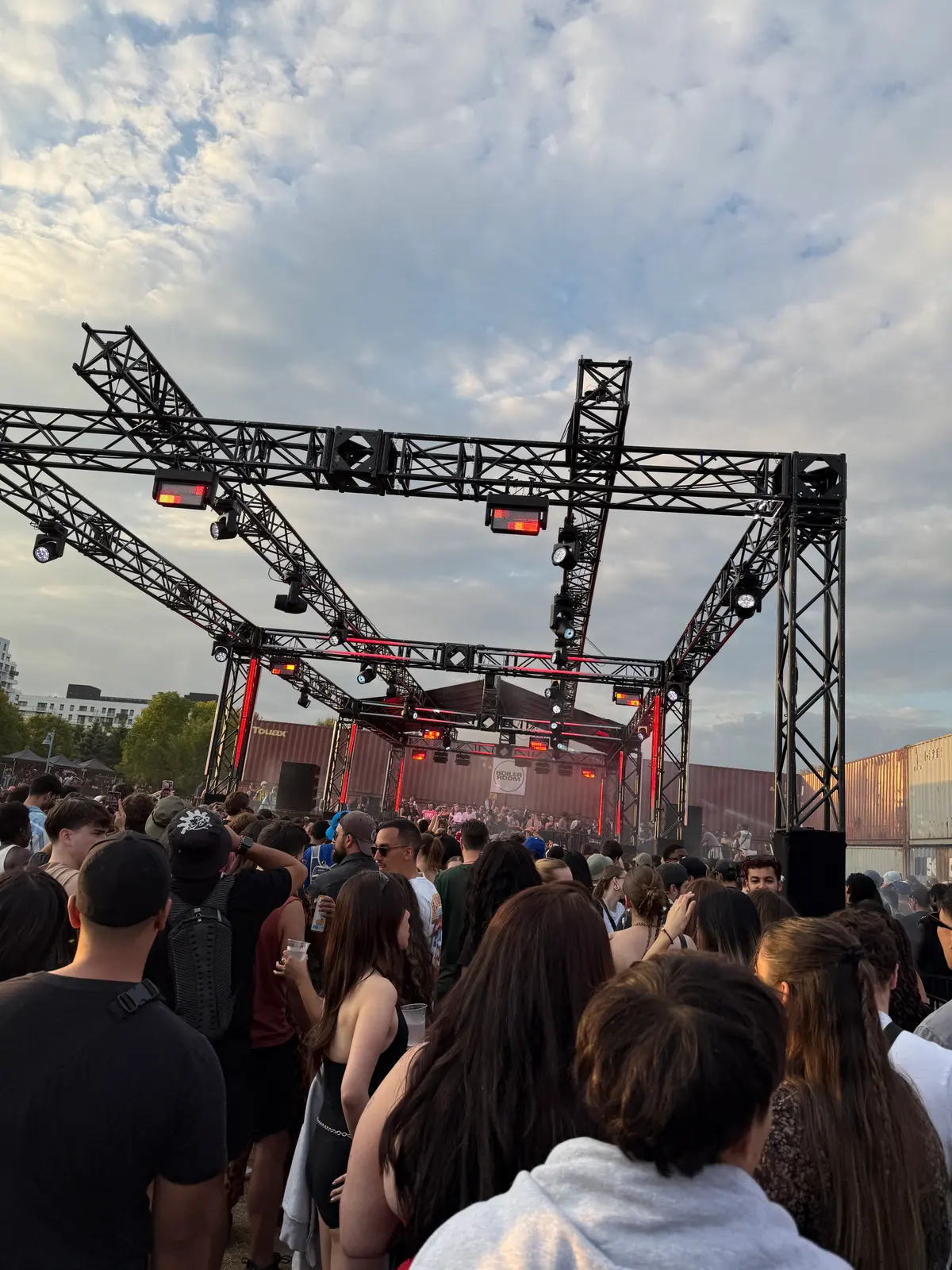 Boiler Room event crowd.