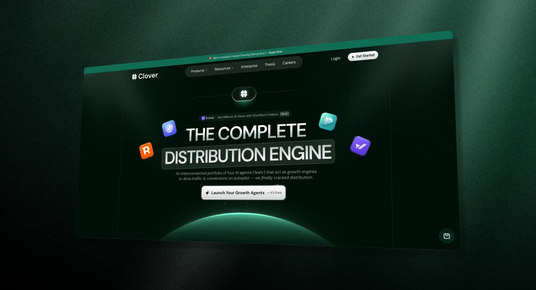Clover Labs Echos product foundation, content automation, and consumer iOS app studio work.